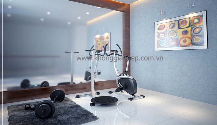 mách bạn bí quyết trang trí phòng gym